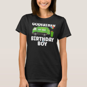Camiseta El Padrino Del Niño De Cumpleaños Que Reciclaba Tr