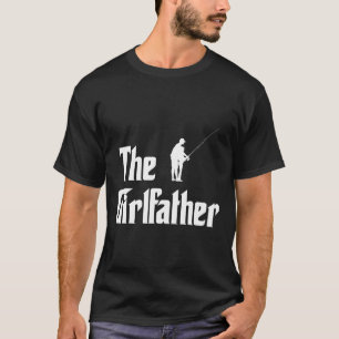 Camiseta El padrino divertido padre de niña pescando padre 