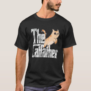 Camiseta El Padrino Gato Gatito Lindo Padre Mafia Bigotes M