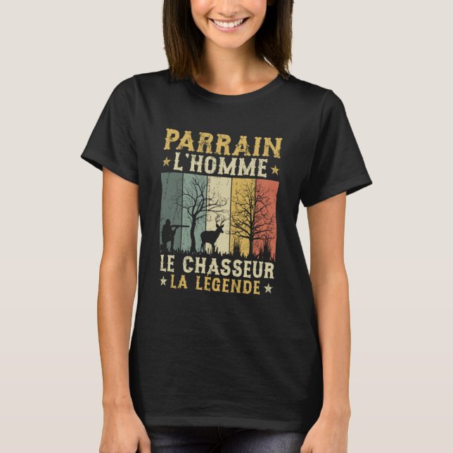 Camiseta El padrino Hunter el padrino Hunter Humor Cazando  (Anverso)