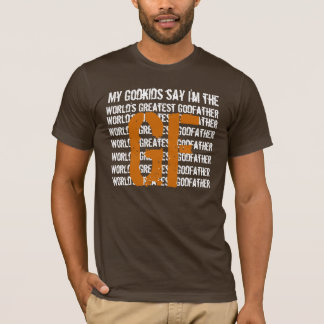 Camiseta El padrino más grande del mundo que mi Godkids