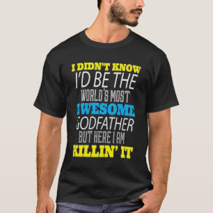 Camiseta El padrino más impresionante del mundo de los homb