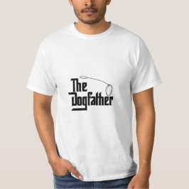 Camiseta El padrino perro Papá perro Blanco sobre oscuro 