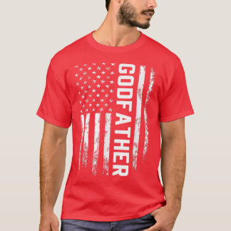 Camiseta El Padrino Regala La Bandera De Estados Unidos Par