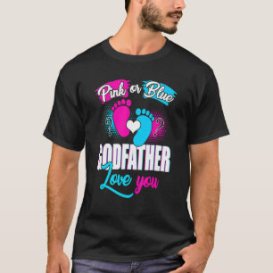 Camiseta El Padrino Rosa O Azul Te Ama El Género Revela Bab