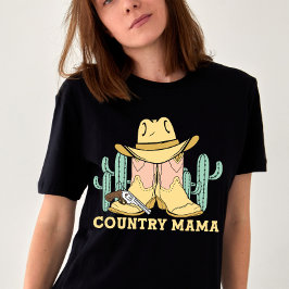 Camiseta El país ama el día de las madres occidentales