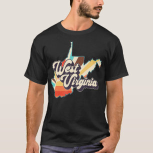 Camiseta El país del estado de Virginia Occidental es diver