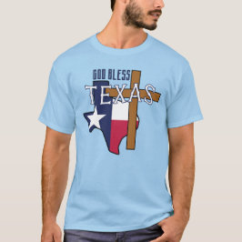 Camiseta El país patriota "Dios bendiga a Texas"