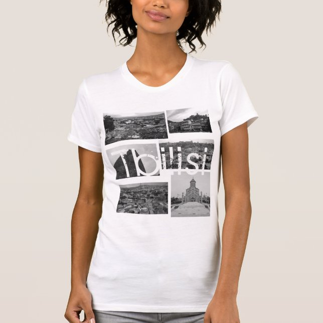 Camiseta El paisaje de la arquitectura de la ciudad de Tifl (Anverso)