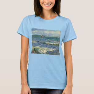 Camiseta El paisaje marino de Van Gogh en Saintes Maries de