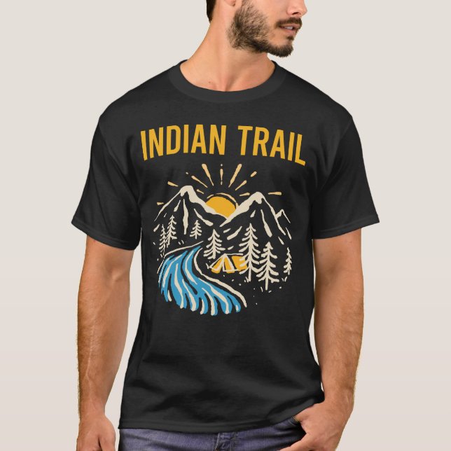 Camiseta El paisaje natural de la ruta india (Anverso)