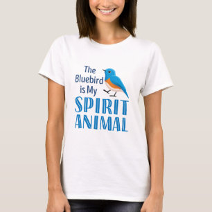 Camiseta El pájaro azul es mi animal espiritual