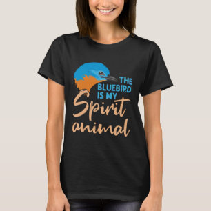 Camiseta El pájaro azul es mi animal espiritual