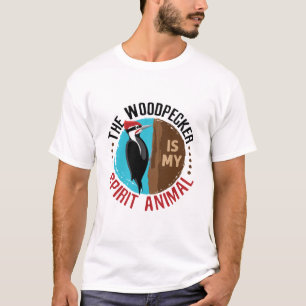 Camiseta El pájaro carpintero es mi animal espiritual