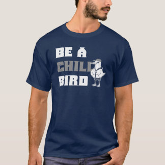 Camiseta El pájaro de dibujos animados divertido gaviotín a