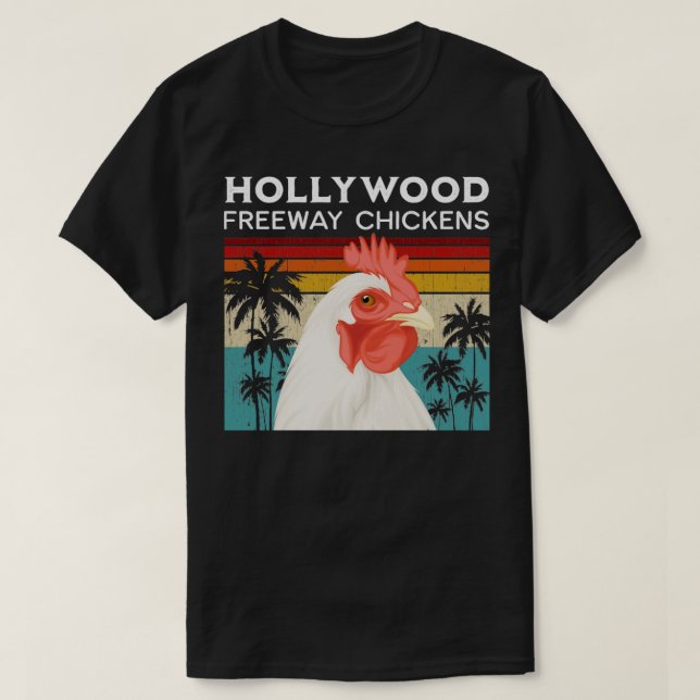 Camiseta El pájaro de la ciudad no oficial de Hollywood se  (Diseño del anverso)