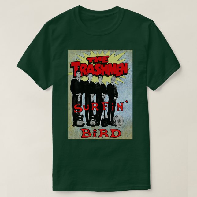 Camiseta El pájaro de los Trashmen Surfin (Diseño del anverso)