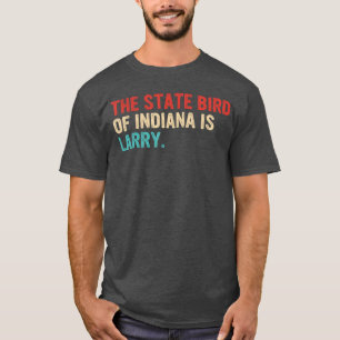 Camiseta El pájaro del estado de Indiana es Larry Vintage A