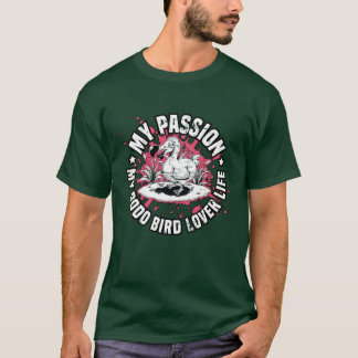 Camiseta El pájaro Dodo Adoraba Mi Pasión Mi Ave Dodo Etinc