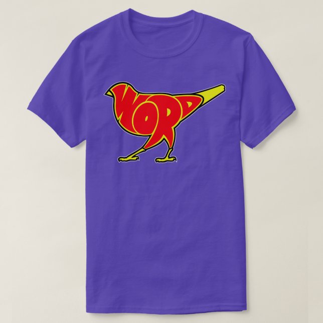 Camiseta El pájaro es la palabra (Diseño del anverso)