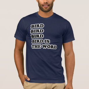 Camiseta El pájaro es la palabra