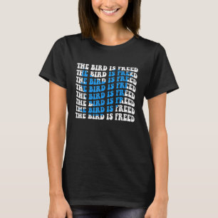 Camiseta EL PÁJARO ES LIBERADO Aprende Reflexiona Sigue Ade