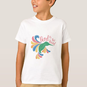 Camiseta El pájaro es palabra