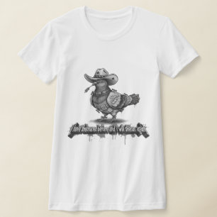 Camiseta El Pájaro Maverick: Premiu de Grafiti 3D Monocromo