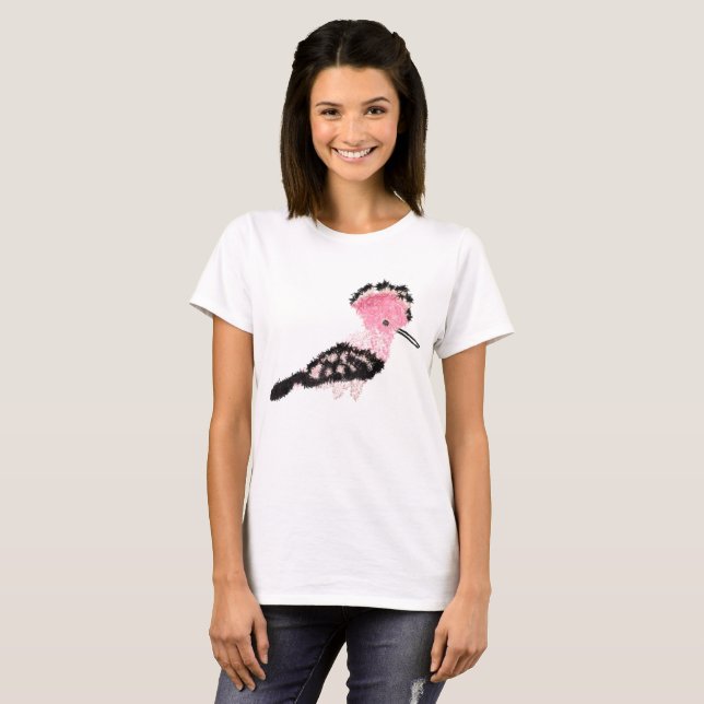 Camiseta El pájaro nacional de Israel י ש ר א tierno (Anverso completo)
