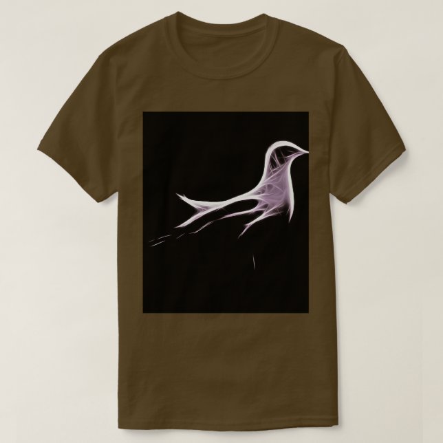 Camiseta El pájaro nocturno (Diseño del anverso)