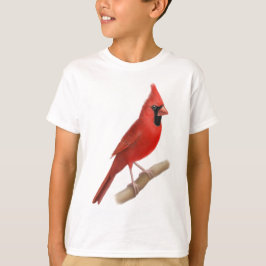 Camiseta El pájaro rojo cardinal septentrional embroma la