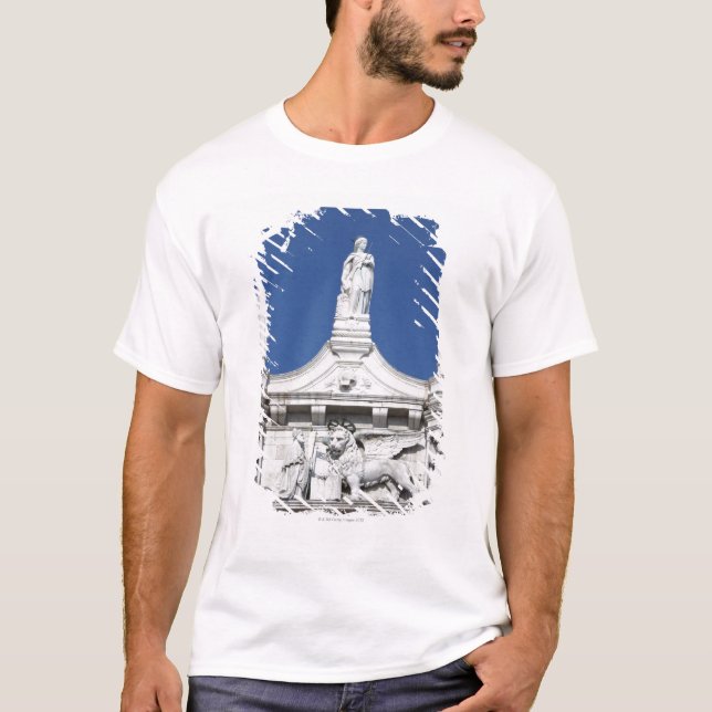 Camiseta El palacio de los duxes con la estatua del dux (Anverso)