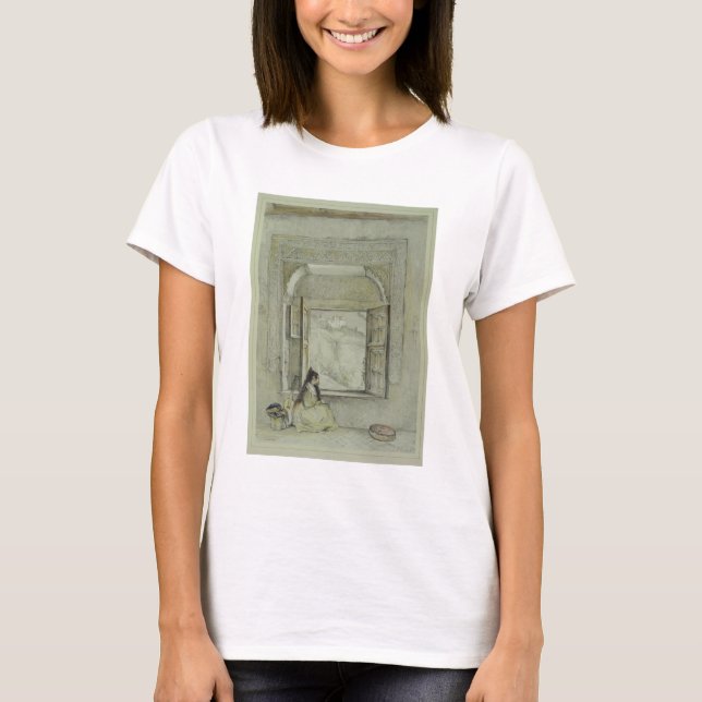 Camiseta El Palacio del Generalife, desde la Casa de Cha (Anverso)