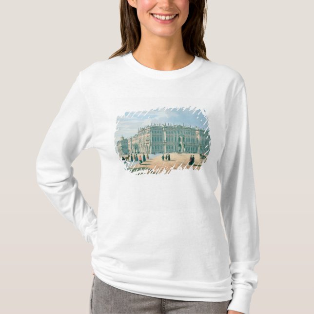 Camiseta El palacio del invierno según lo visto de paso del (Anverso)
