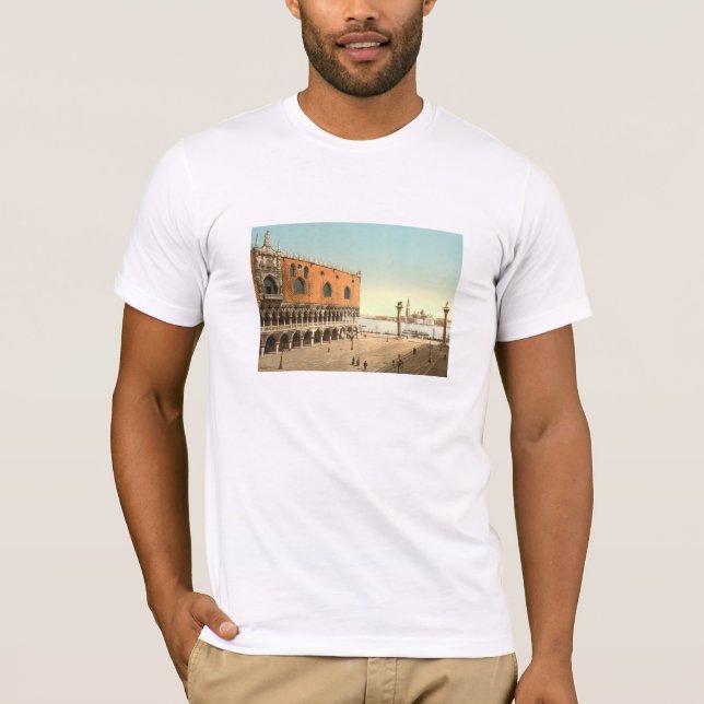 Camiseta El palacio y el Piazzetta, Venecia, Italia del dux (Anverso)