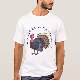 Camiseta el pan de maíz conoce mis pecados, henry - rwrb - 