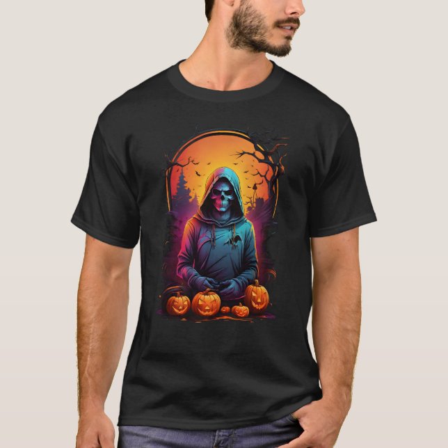 Camiseta El pañal encapuchado de Halloween (Anverso)