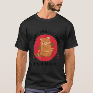 Camiseta El Panda Rojo Kawaii Me Encanta Realmente Hula Hoo