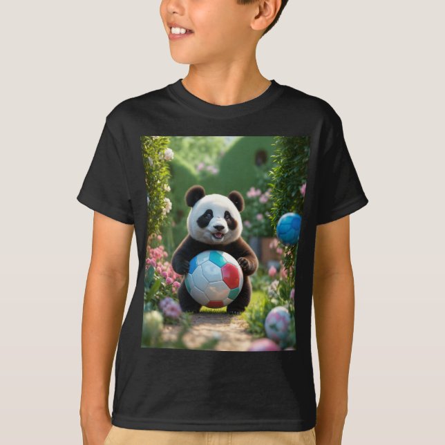 Camiseta El Panda y la bola de juego (Anverso)
