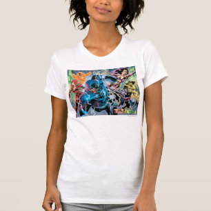 Camiseta El panel cómico de la noche más negra - color
