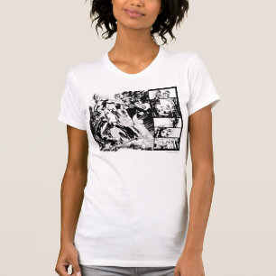 Camiseta El panel de destello y verde 2 de la linterna