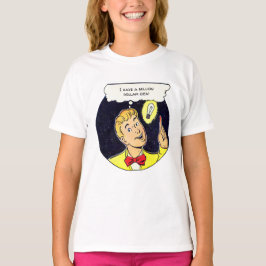 Camiseta El panel de historietas retro de texto con ideas d