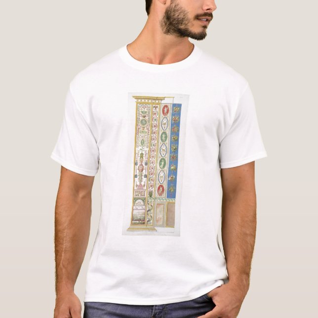 Camiseta El panel de la logia de Raphael en el Vatican, (Anverso)