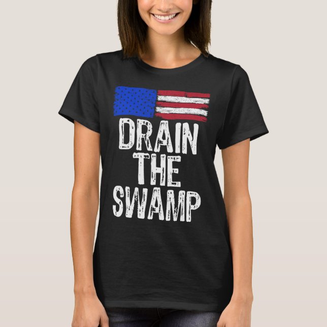 Camiseta El pantano Kamala Harris electoral de 2024 contra  (Anverso)