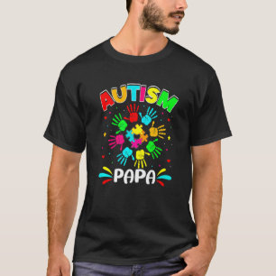 Camiseta El Papa autista rompe puzzle apoya el autismo fami