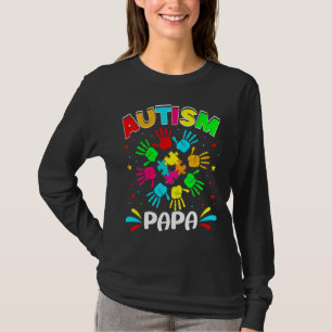 Camiseta El Papa autista rompe puzzle apoya el autismo fami