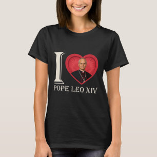 Camiseta El Papa Corazón Robert Francis Prevota a Leo Xiv 2