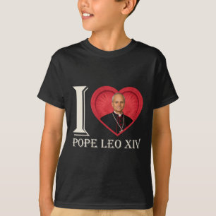 Camiseta El Papa Corazón Robert Francis Prevota a Leo Xiv 2