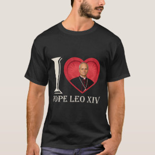 Camiseta El Papa Corazón Robert Francis Prevota a Leo Xiv 2