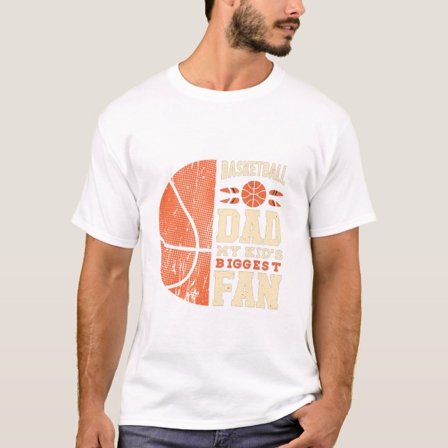 Camiseta El papá de baloncesto más grande de mi hijo (Anverso)
